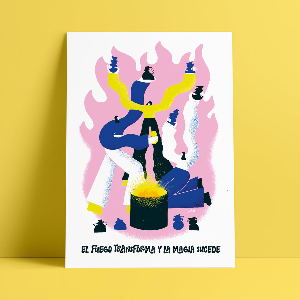 Print 01  "El fuego transforma"