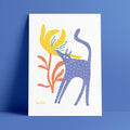 Print 05 "Perro con flor"