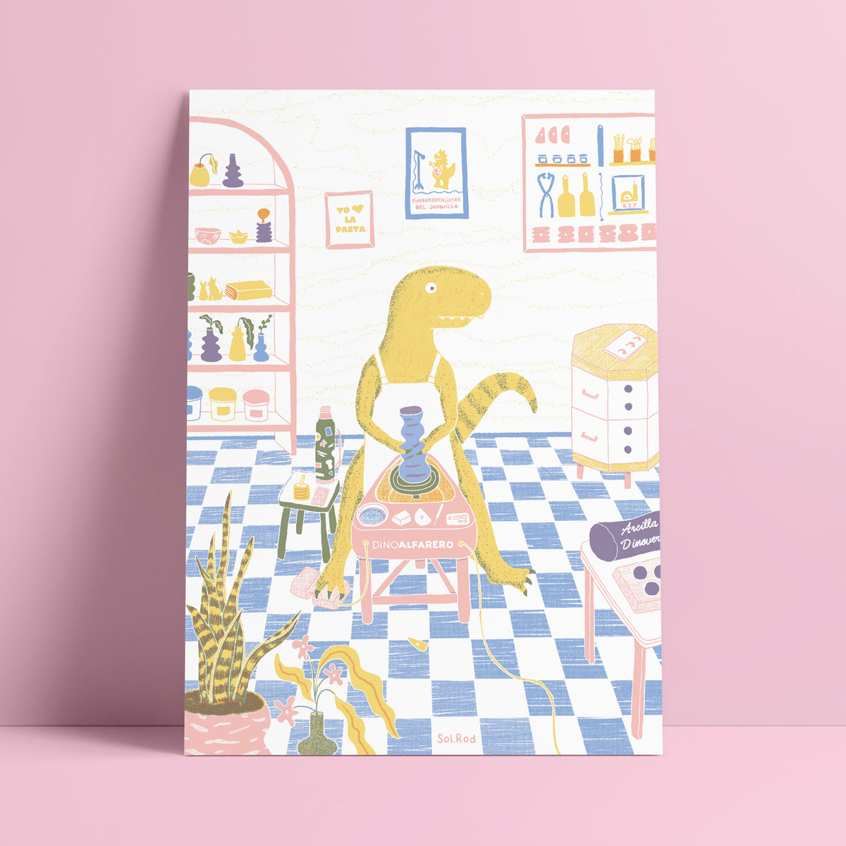 Print 18 "El Dino alfarero"