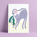 Print 22 "Gato lila"