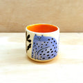 Taza pequeña gato celeste