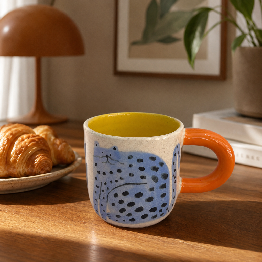 Taza gatos celestes