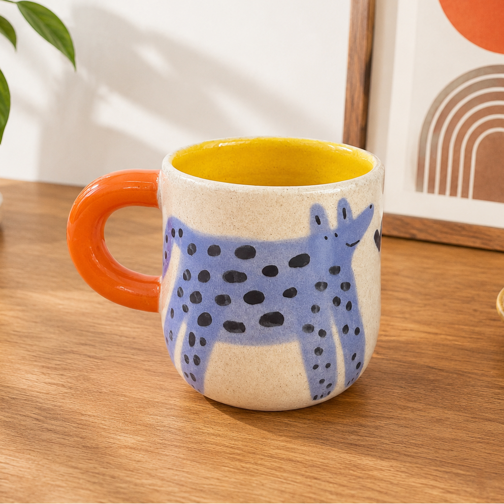 Taza perritos celestes