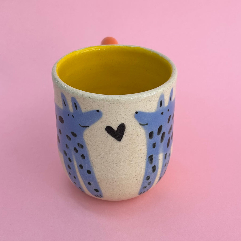 Taza perritos celestes