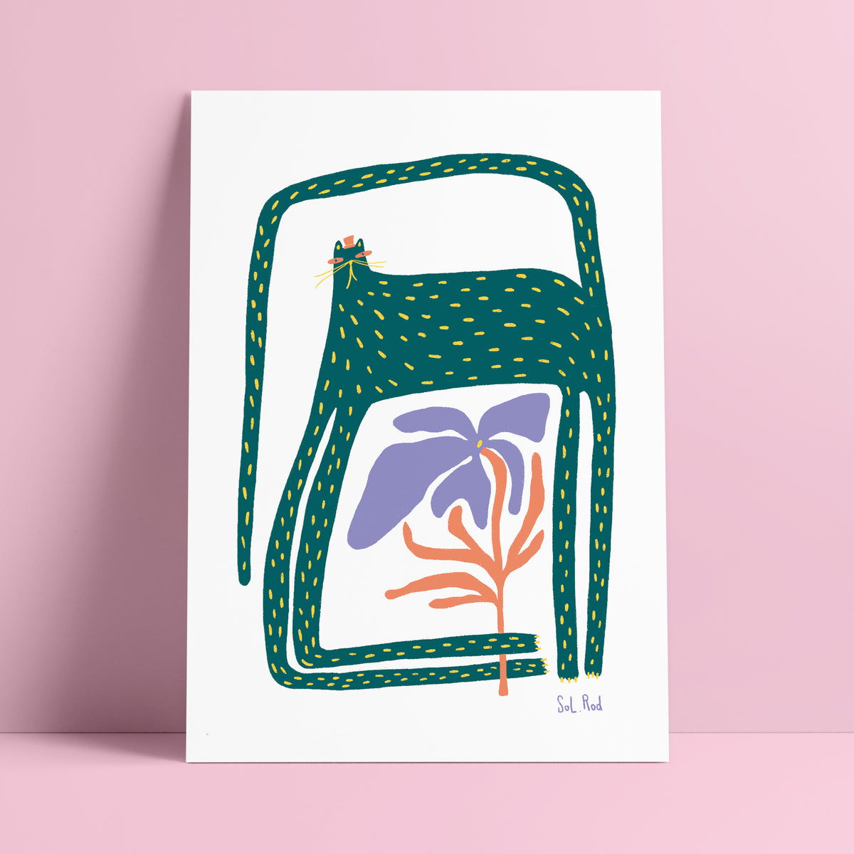 Print 27 "Gato verde"
