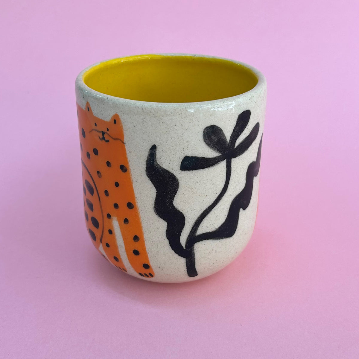 Taza gatos naranjas