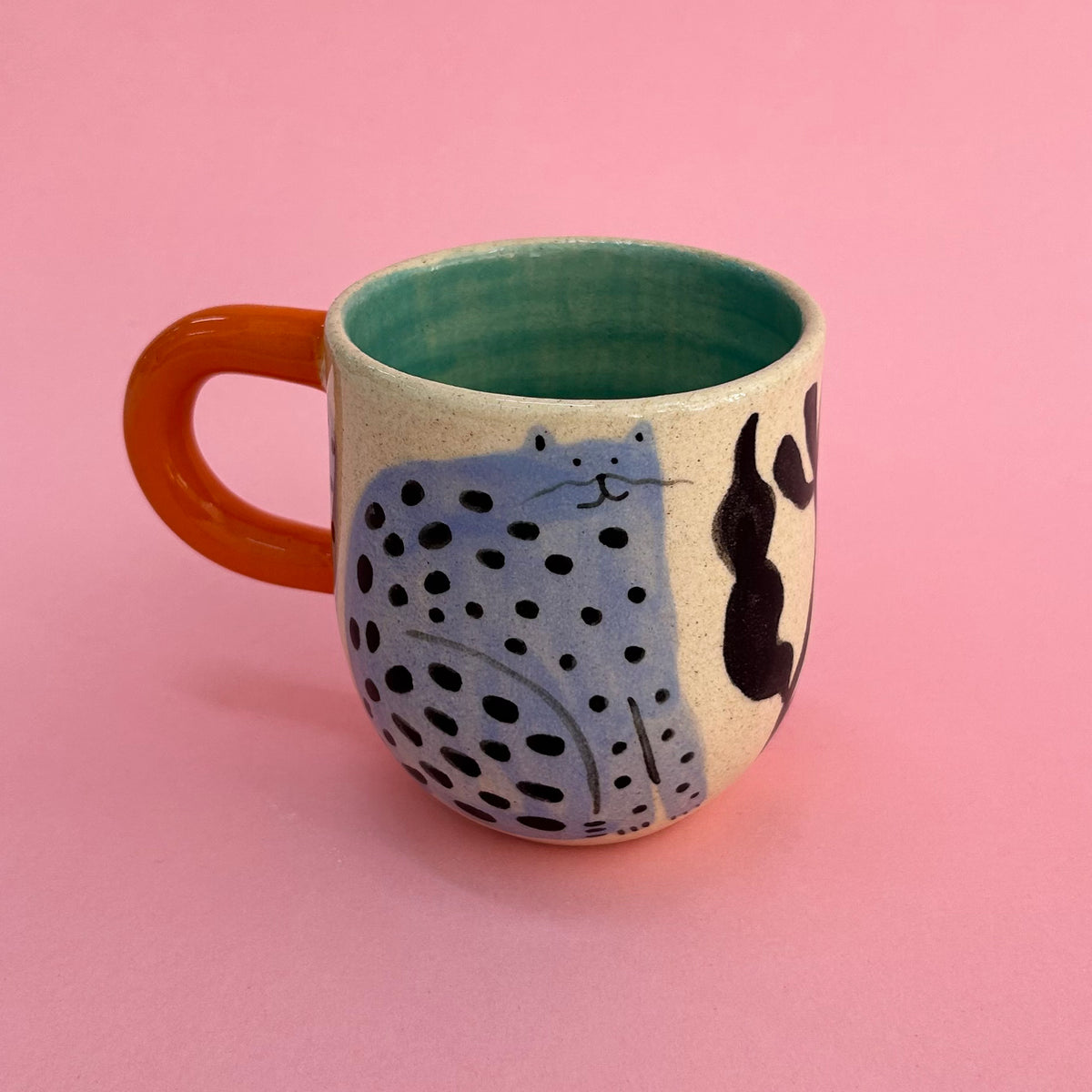 Taza gatos celestes